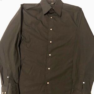 Men’s Express Black Button Down Dress Shirt